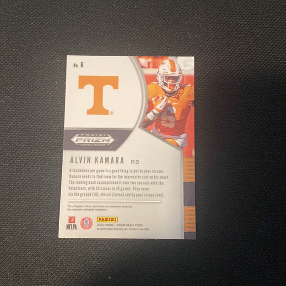 Alvin Kamara - 2020 panini Prizm draft picks #6 - Picture 2 of 2
